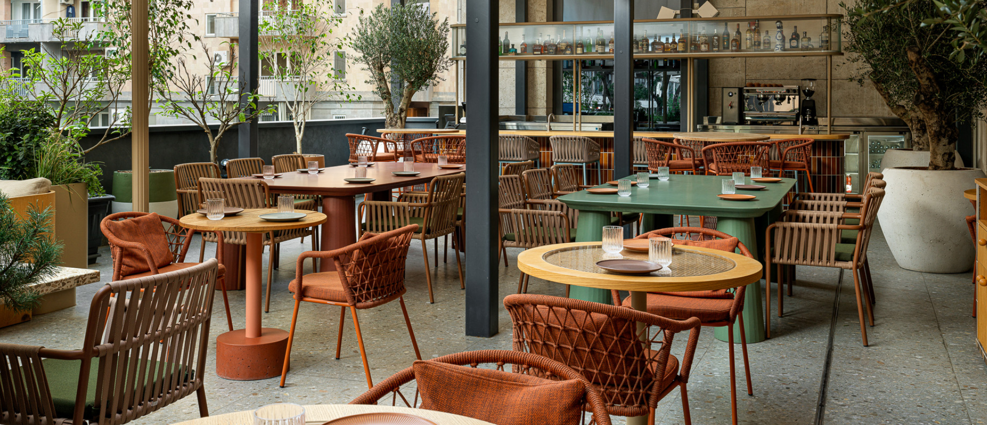 Gia Restaurant Terrace at Courtyard by Marriott